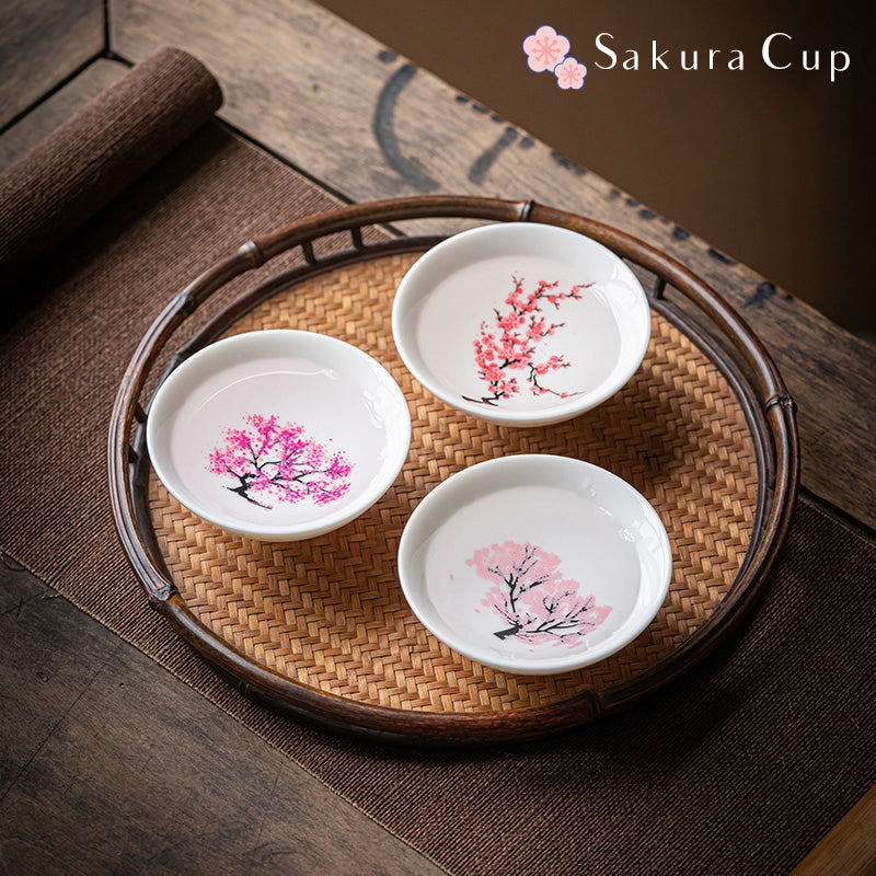 Magic Sakura Cherry Blossom Sake Cup Gift Set